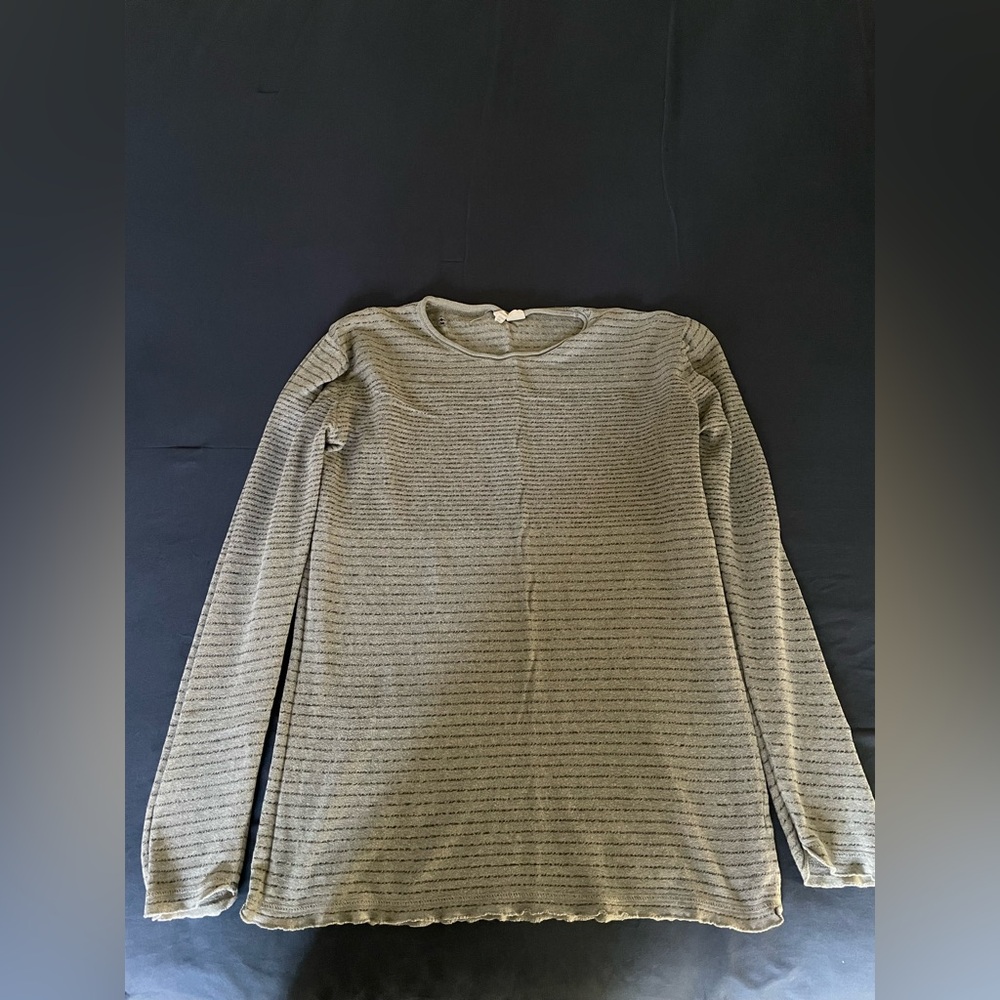 Element grey striped long sleeve
